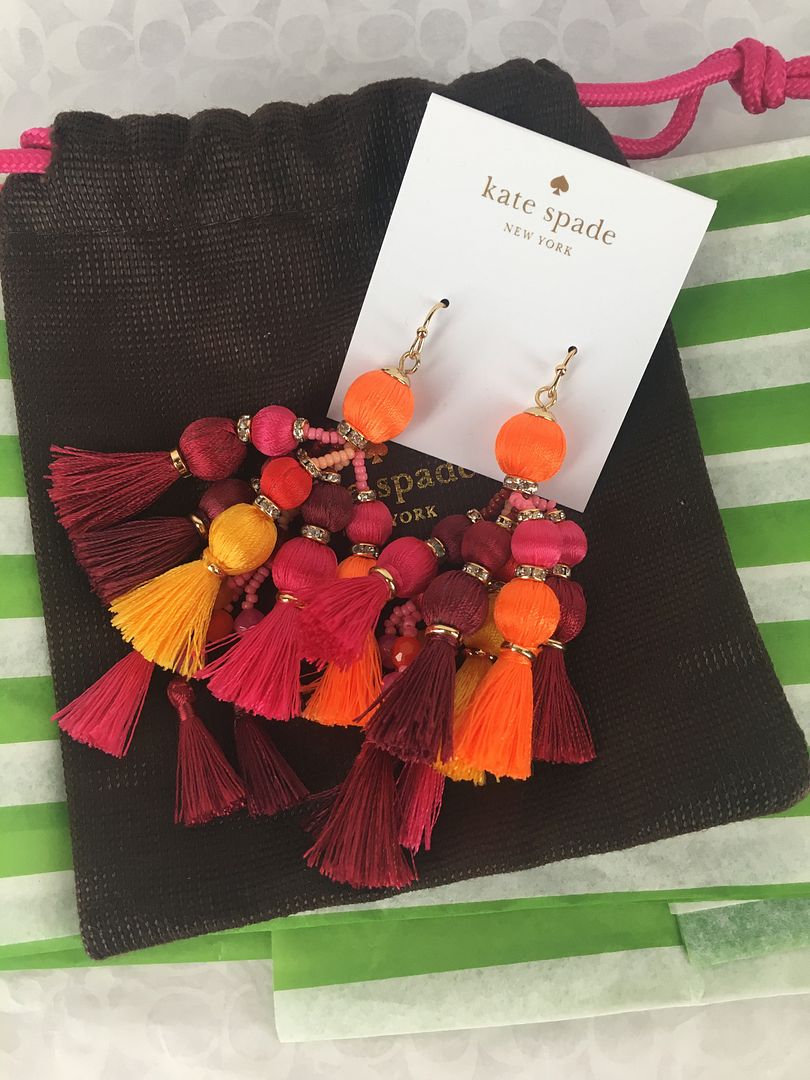 Kate Spade タッセル ピアス Pretty Poms Tassel NEW Kate Spade Pretty Poms Tassel Statement Earrings Yellow